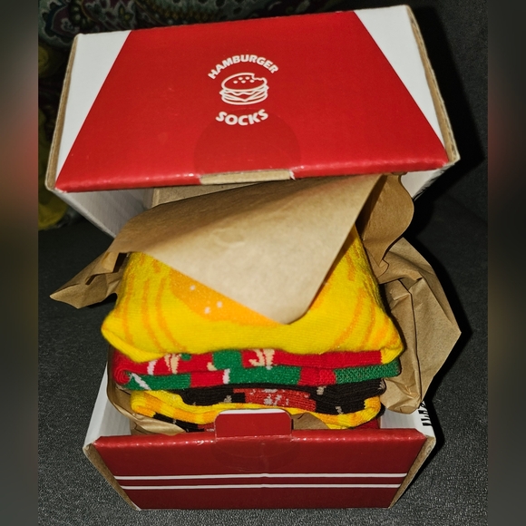 Hamburger socks - Picture 2 of 4